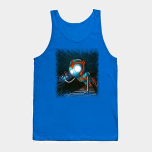 Robot and Butterfly Tank Top